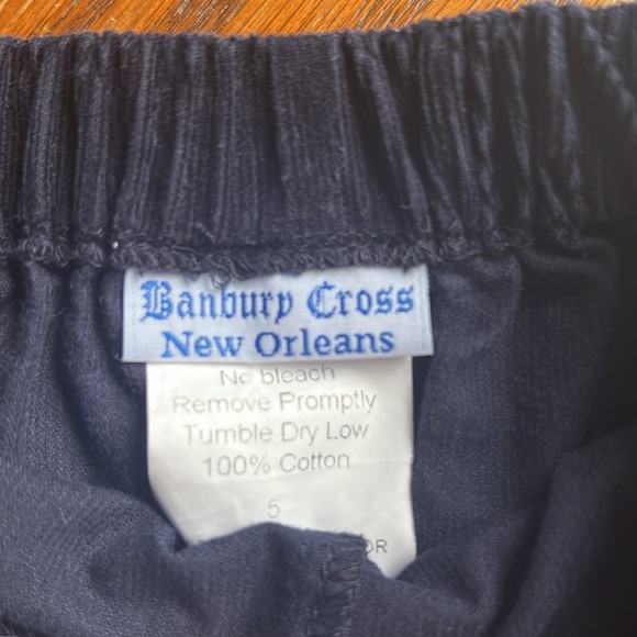 Banbury Cross Navy Corduroy Shorts Size 5 - Picture 2 of 4